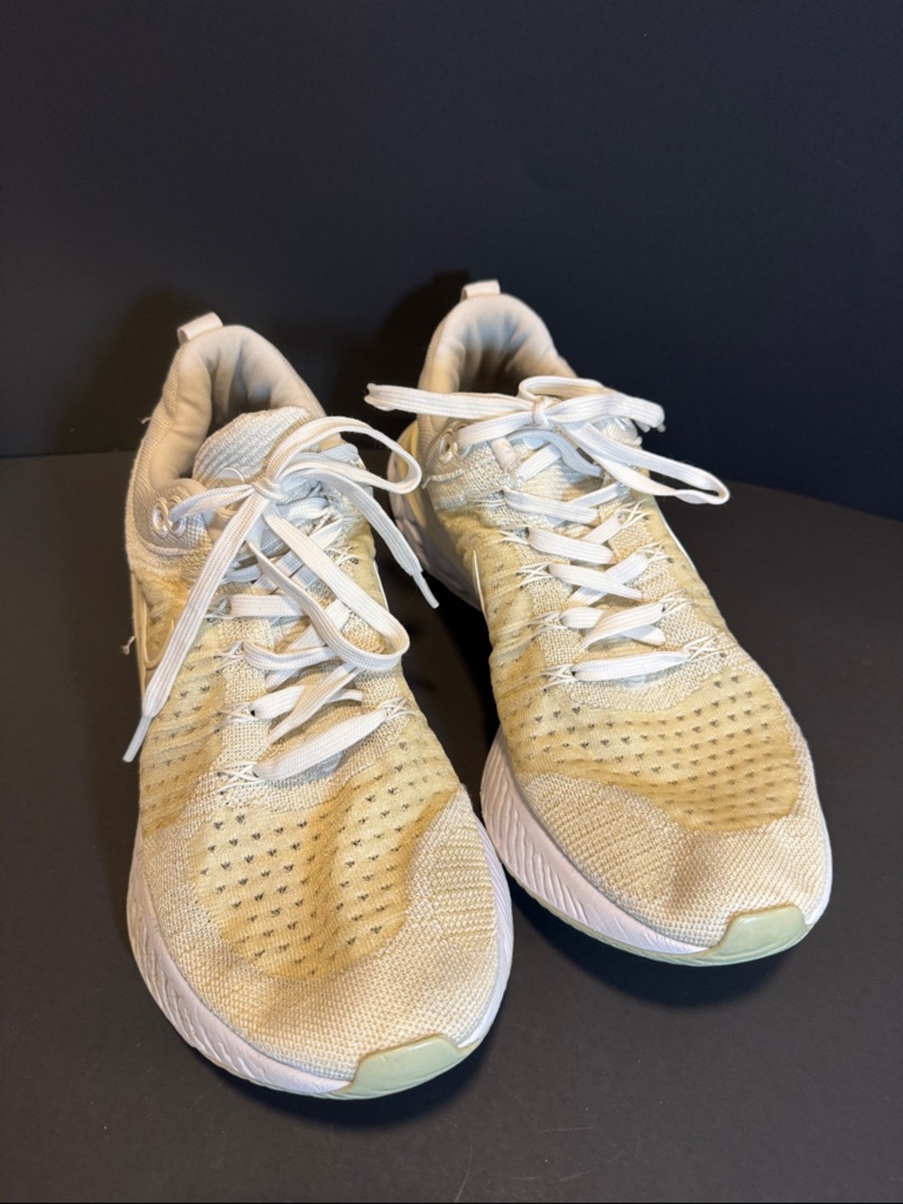Nike React infinity Run flyknit 2white cream women’s Running shoes - Picture 8 of 8
